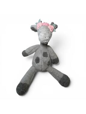 Lambs & Ivy Plush Skylar Giraffe Stuffed Animal Gray 15" 2024 EUC